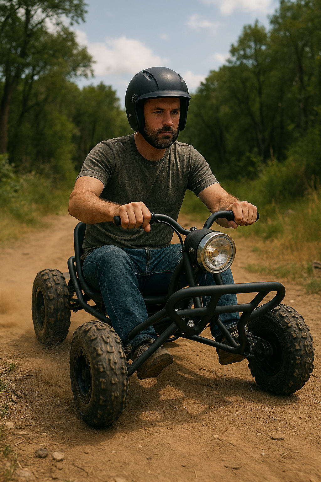 Electric Mountain All-Terrain Off-Road Kart